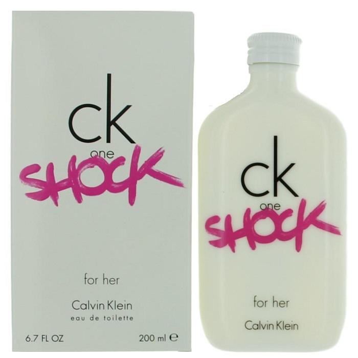 Ck One Shock Perfume by Calvin Klein 6.7oz Eau De Toilette spray for women